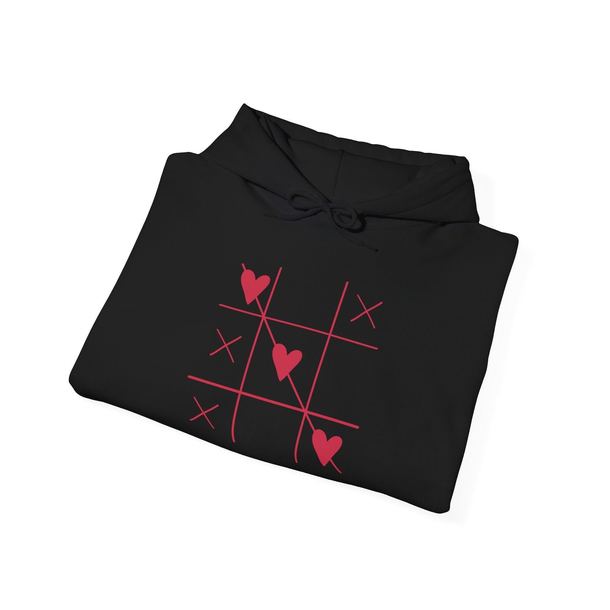 Valentine Hearts Hoodie — "I Only Have Eyes for You" Romantic Pullover.