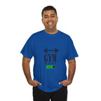 Gym Mode On T-Shirt — Workout Tee with Barbell Graphic