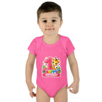 1st Birthday Baby Bodysuit - Happy Birthday Giraffe Onesie