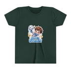 Youth Tee - Cute 'Super Strike!' Soccer Boy Graphic
