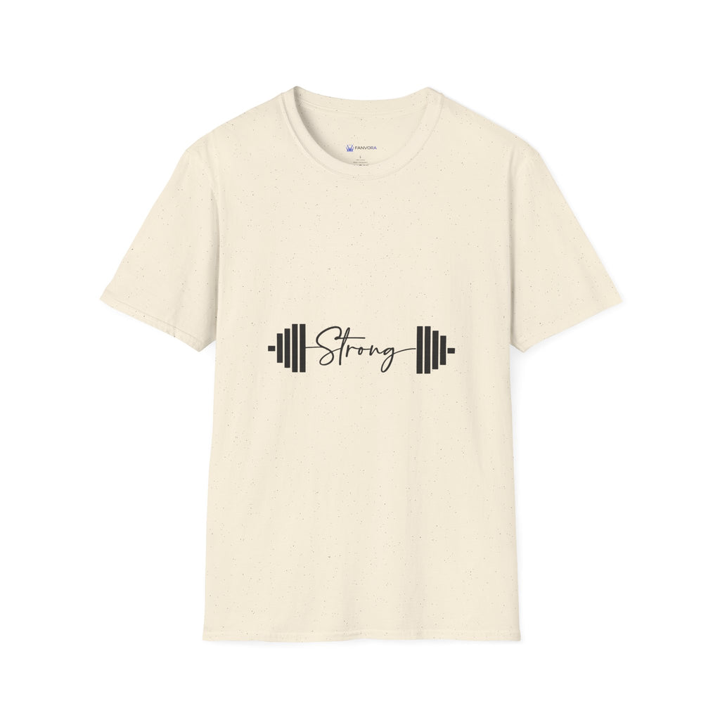 Strong Barbell T‑Shirt — Motivational Fitness Tee for Weightlifters