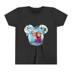Girls' Frozen Princesses Youth Tee – Elsa & Anna Winter Friends Shirt