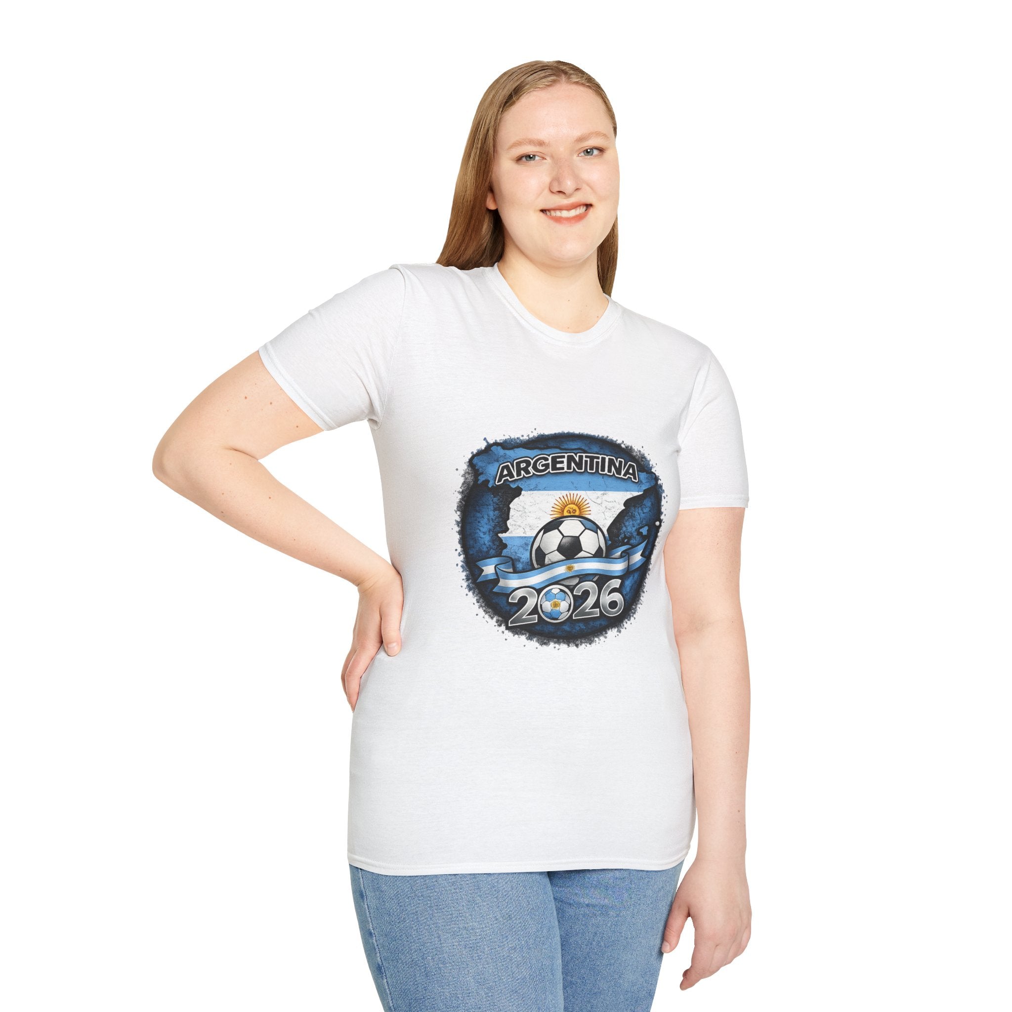 Argentina Soccer T‑Shirt 2026 — Fan Jersey