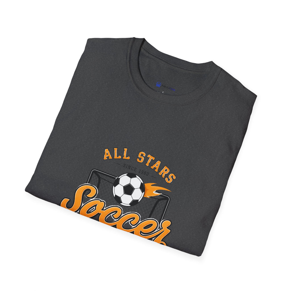 Soccer All Stars T-Shirt — Vintage Goal & Ball Sports Tee