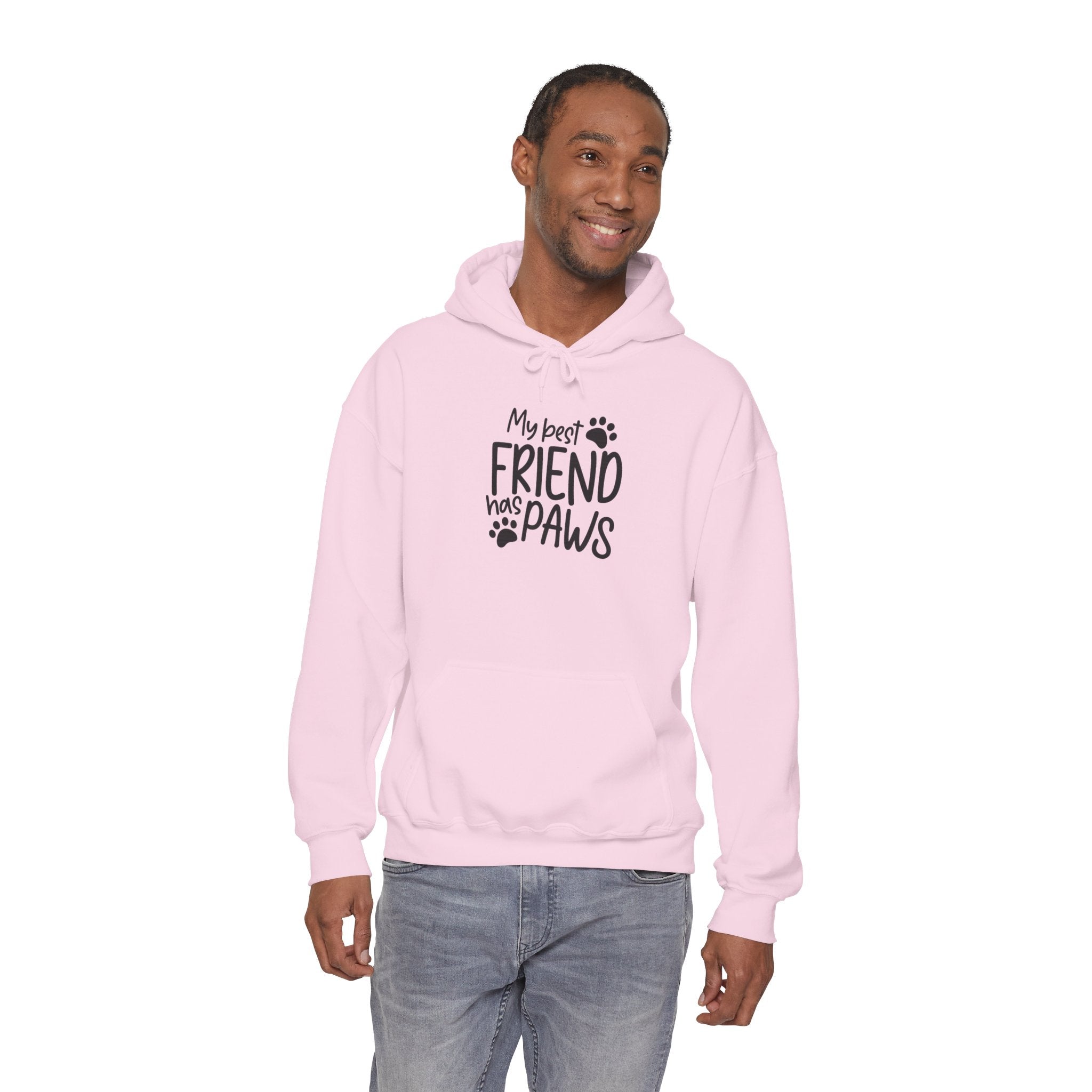 My Best Friend Has Paws Hoodie — Cute Paw Print Pet Lover Sweatshirt