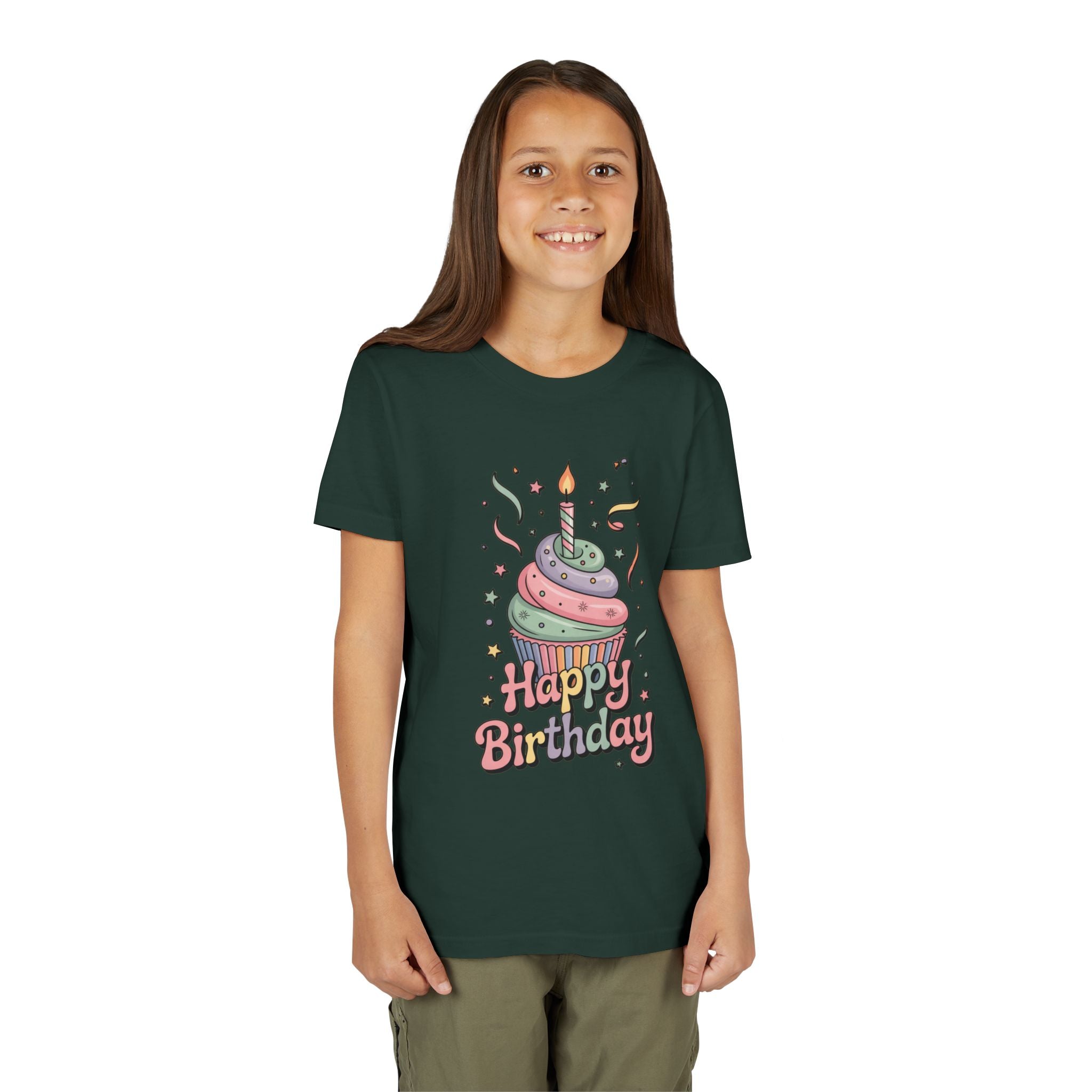 Kids "Happy Birthday" Cupcake Tee