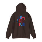 American Patriot Graphic Hoodie — Patriotic Fourth of July Sweatshirt.