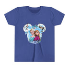 Girls' Frozen Princesses Youth Tee – Elsa & Anna Winter Friends Shirt