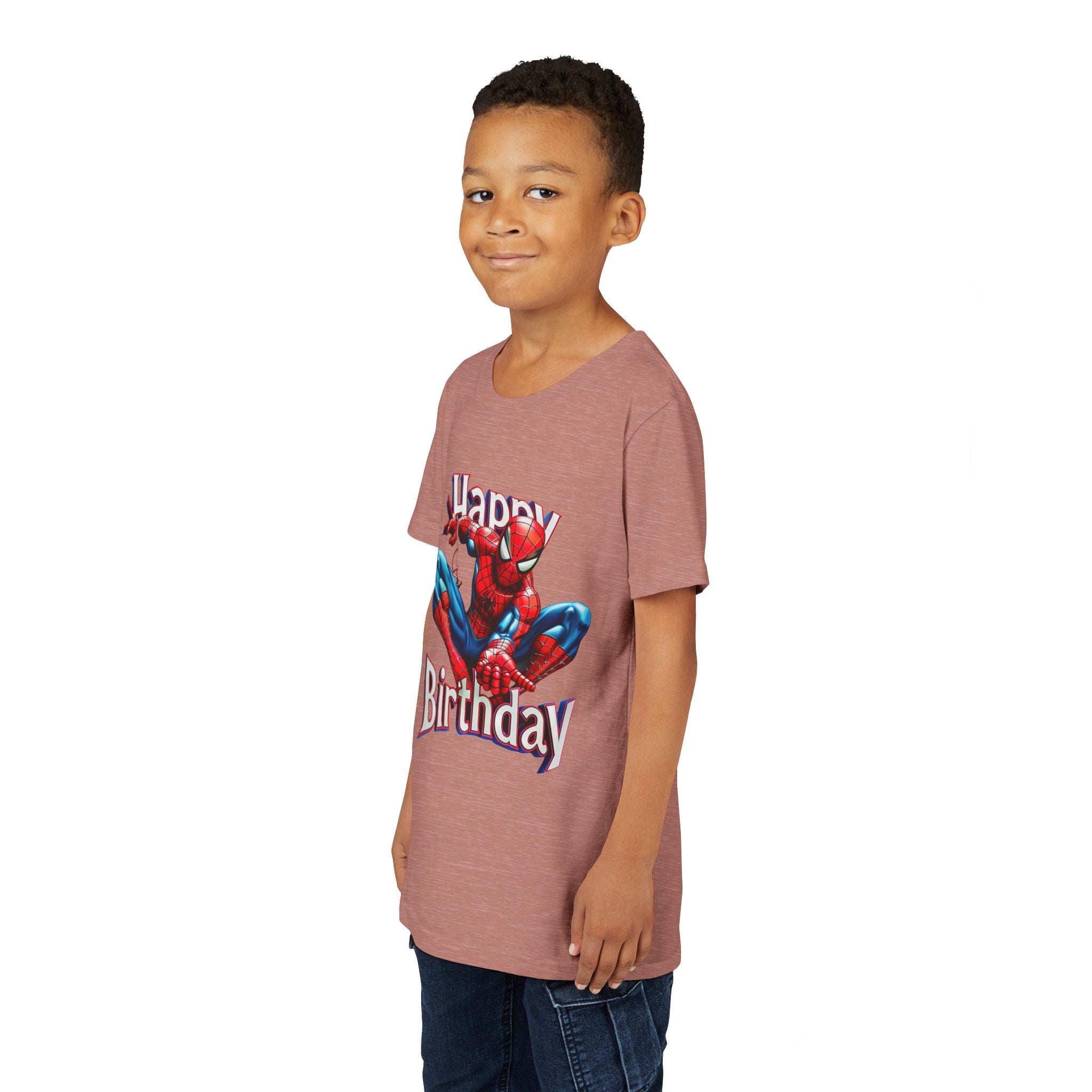 Spider Hero "Happy Birthday" Youth Tee