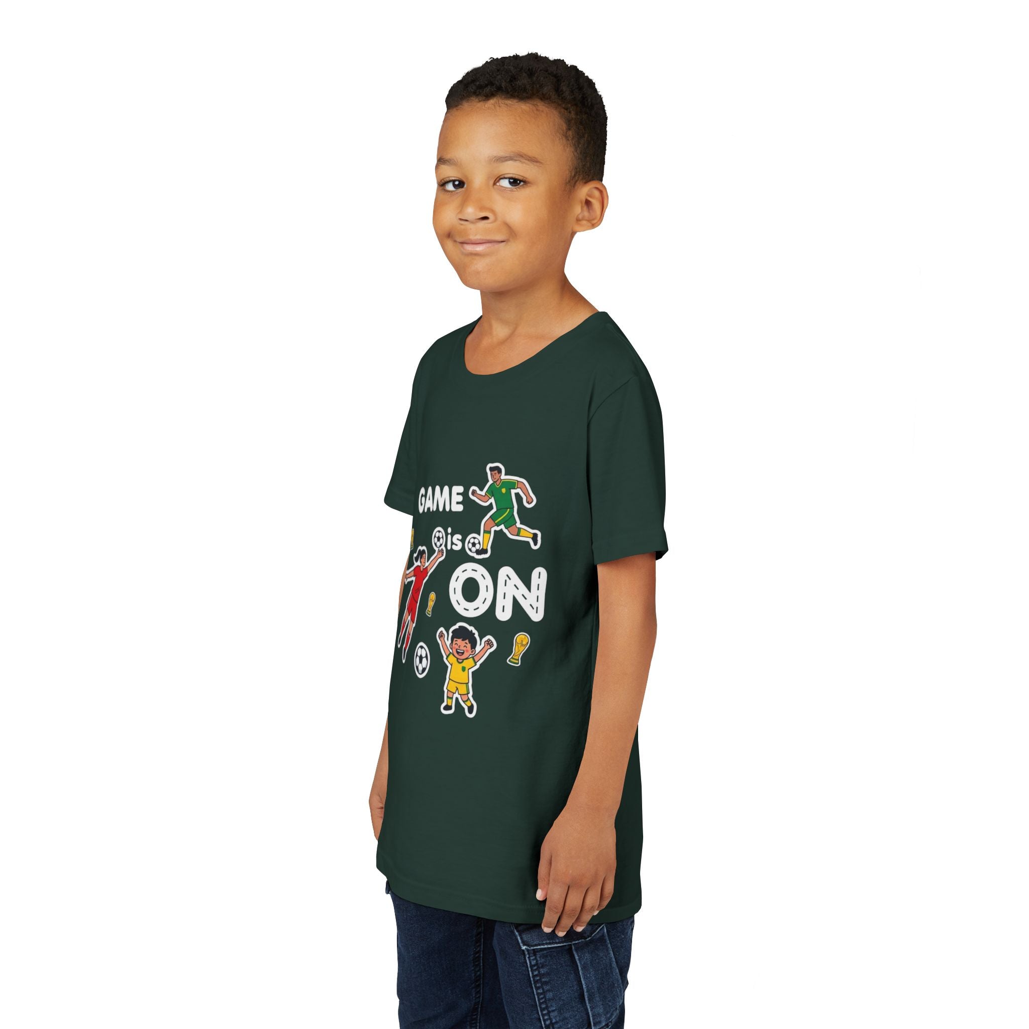 Kids Soccer Players T-Shirt 2026— Youth Football Team Tee