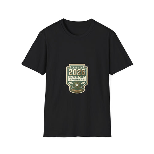 Class of 2026 'Unexplored Frontiers' Graduation T-Shirt.
