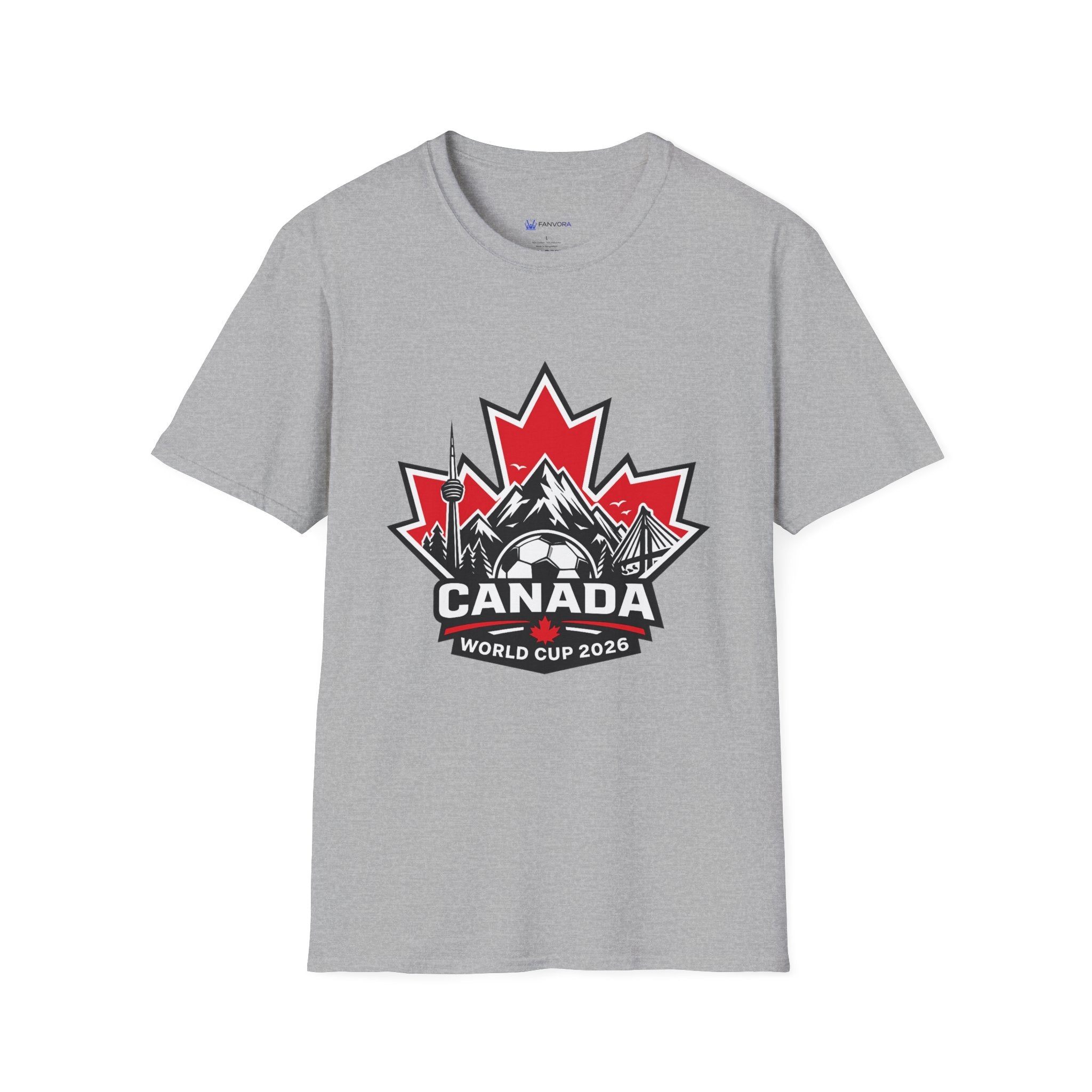 Canada soccer 2026 T‑Shirt — Maple Leaf Mountain Hockey Logo