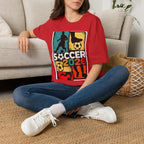 Soccer 2026 Retro colorful Graphic T-Shirt design.
