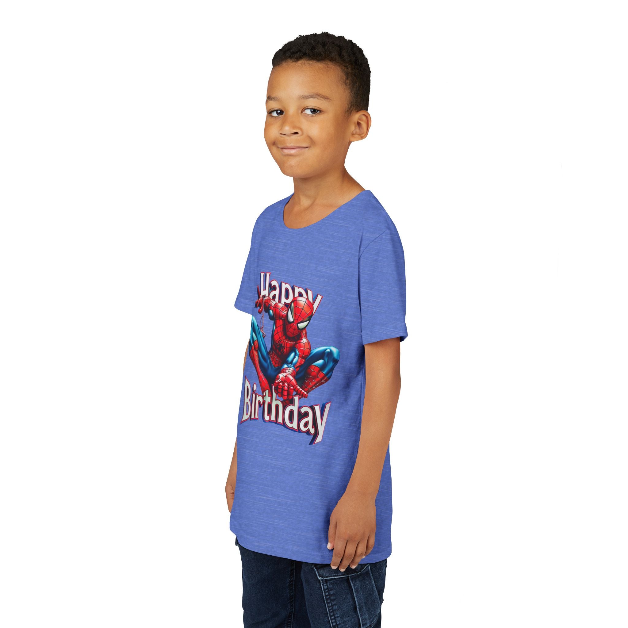 Spider Hero "Happy Birthday" Youth Tee