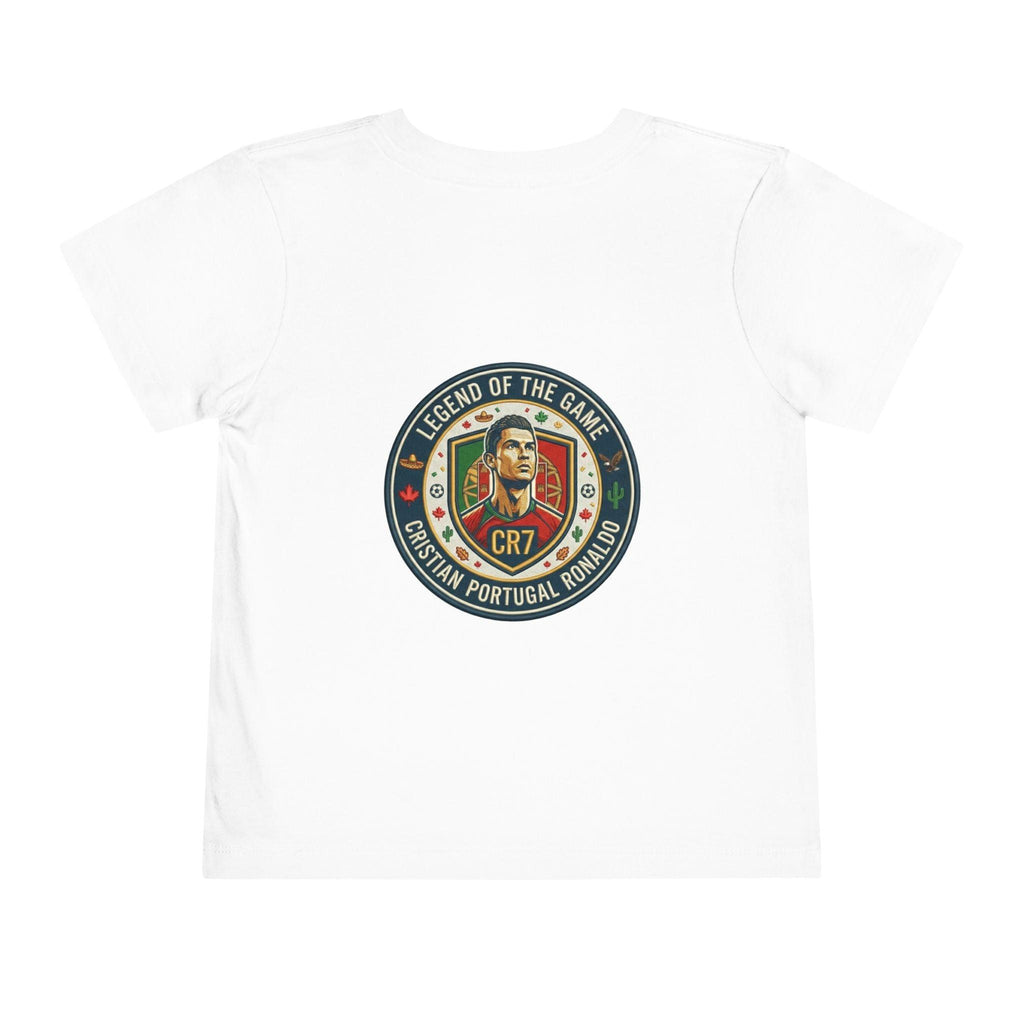 Toddler Tee - Portugal #7 Legend Footballer Fan Version - World Cup 2026 'Energy'.