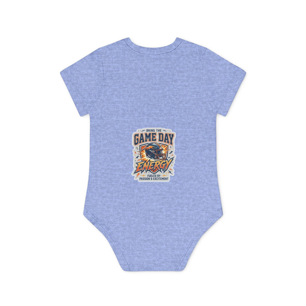 Baby Bodysuit - "France #10 Footballer Rising Star Fan Version" Future Soccer Player & Game Day Energy Organic Baby Onesie.