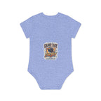 Baby Bodysuit - "France #10 Footballer Rising Star Fan Version" Future Soccer Player & Game Day Energy Organic Baby Onesie.