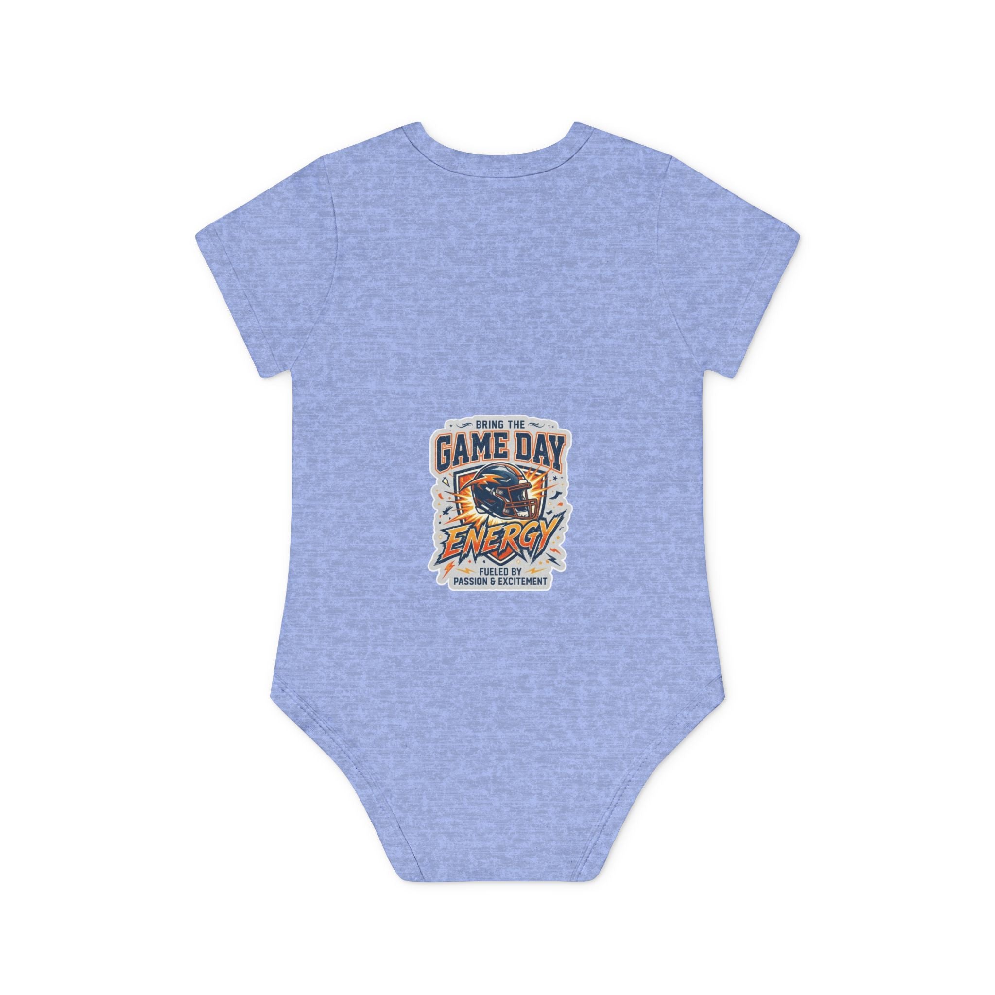 Baby Bodysuit - "France #10 Footballer Rising Star Fan Version" Future Soccer Player & Game Day Energy Organic Baby Onesie