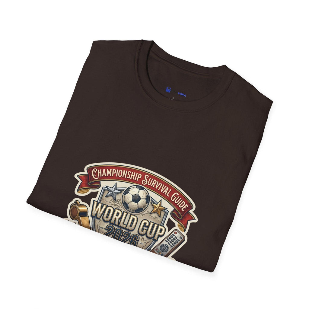 Unisex - World Cup Survival Guide T-Shirt — "The Essential Kit" Soccer Fan Tee.