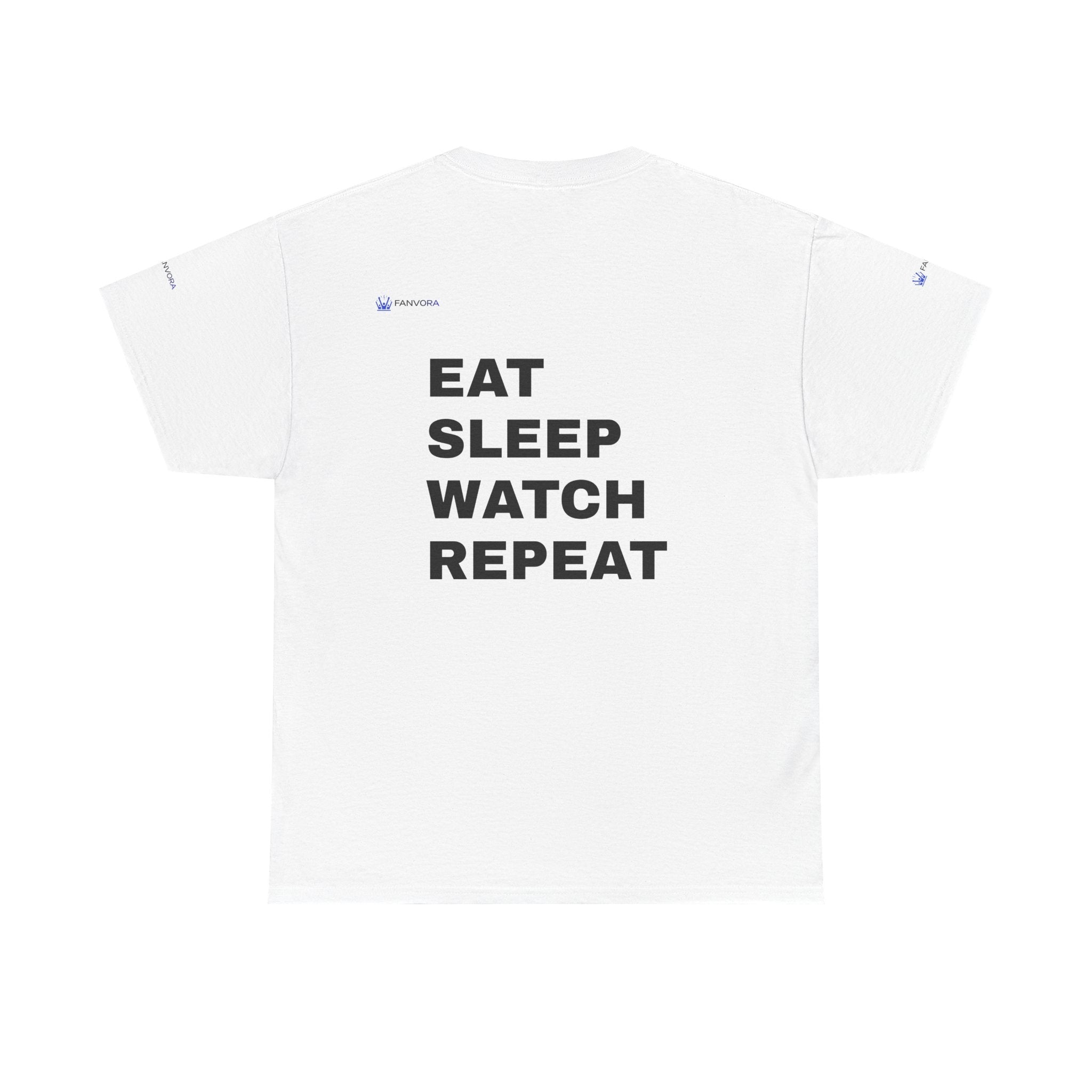 World Cup 2026 Energy Soccer Tee — "EAT SLEEP WATCH REPEAT" Fans Inspired