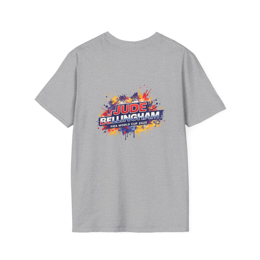 Portrait T-Shirt — Color Splash Football Player Graphic ("England legend")