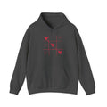 Valentine Hearts Hoodie — "I Only Have Eyes for You" Romantic Pullover.