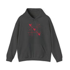 Valentine Hearts Hoodie — "I Only Have Eyes for You" Romantic Pullover.