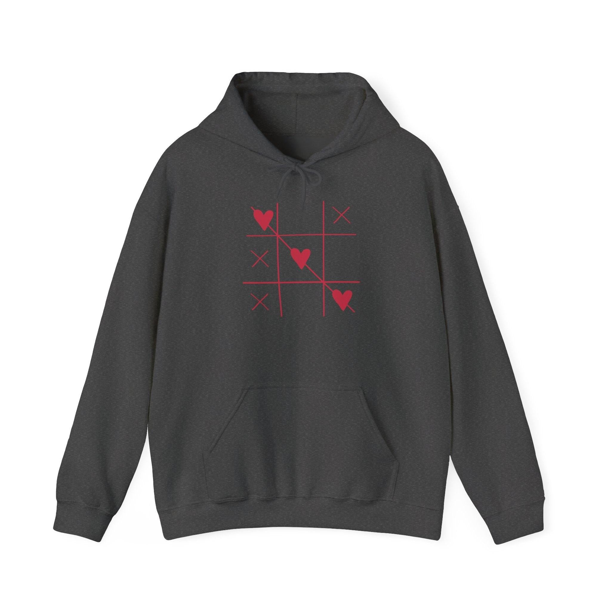 Valentine Hearts Hoodie — "I Only Have Eyes for You" Romantic Pullover.