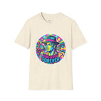 T-Shirt — King of Pop Forever Retro Neon Graphic Tee.