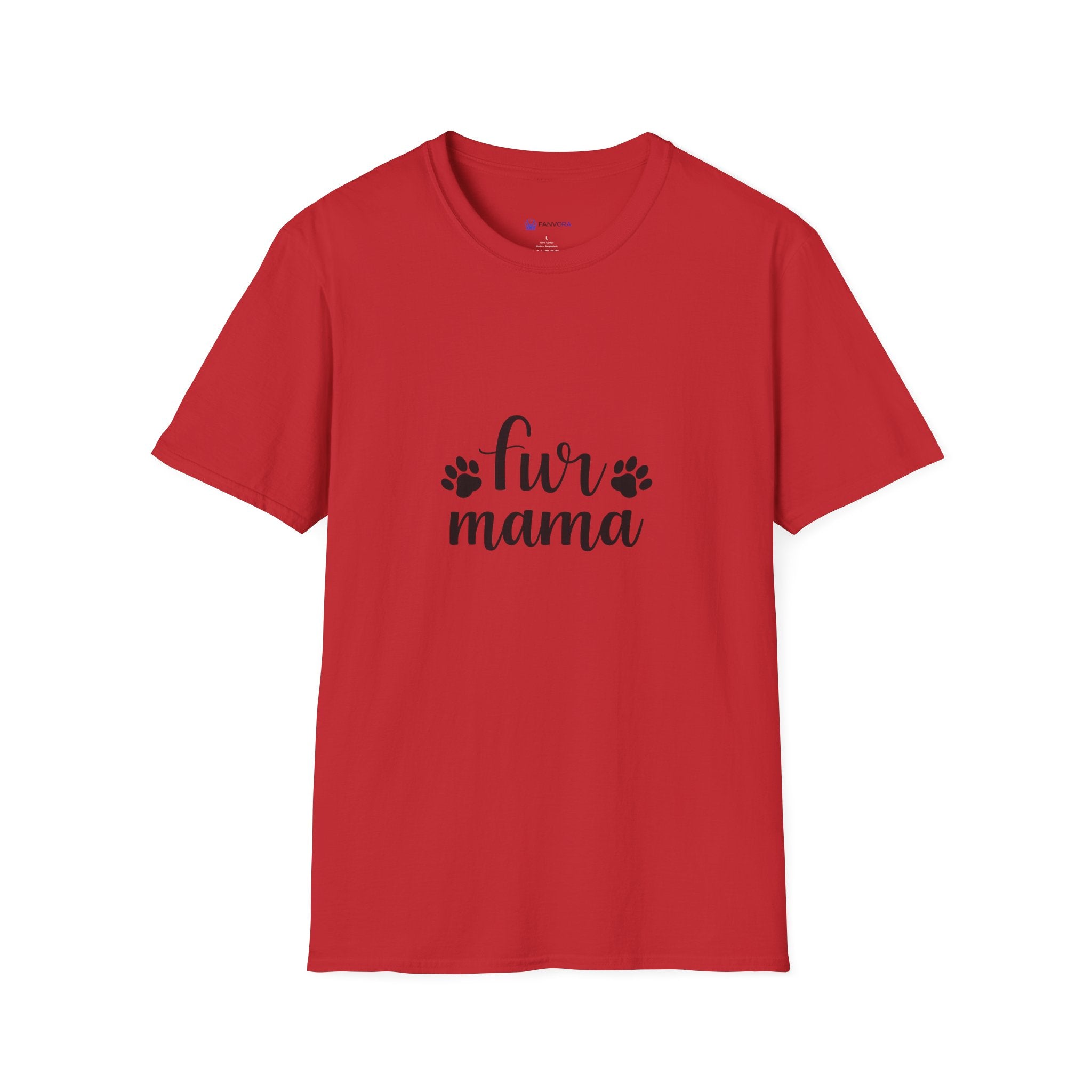 Fur Mama T-Shirt — Cute Paw Print Pet Mom Tee