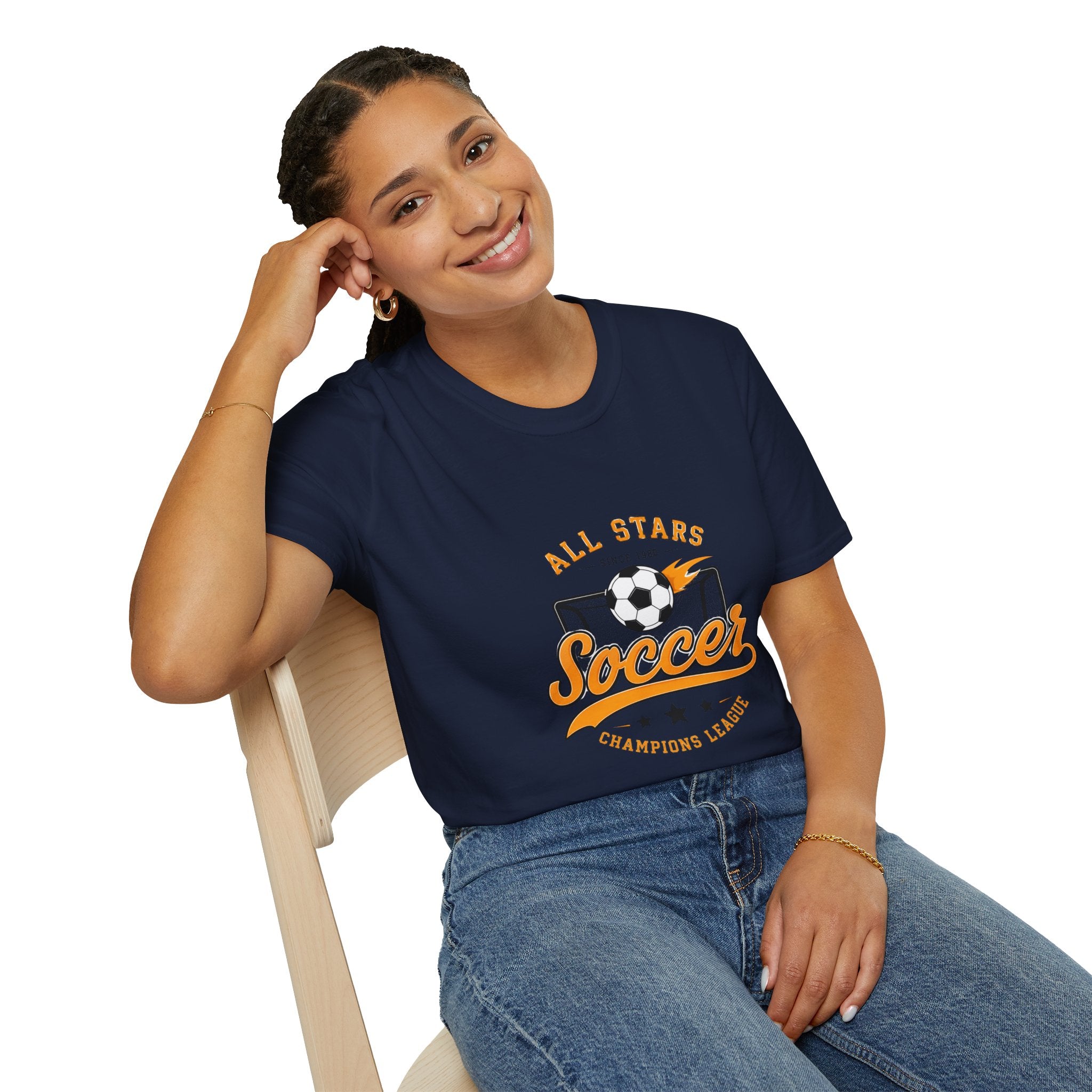 Soccer All Stars T-Shirt — Vintage Goal & Ball Sports Tee