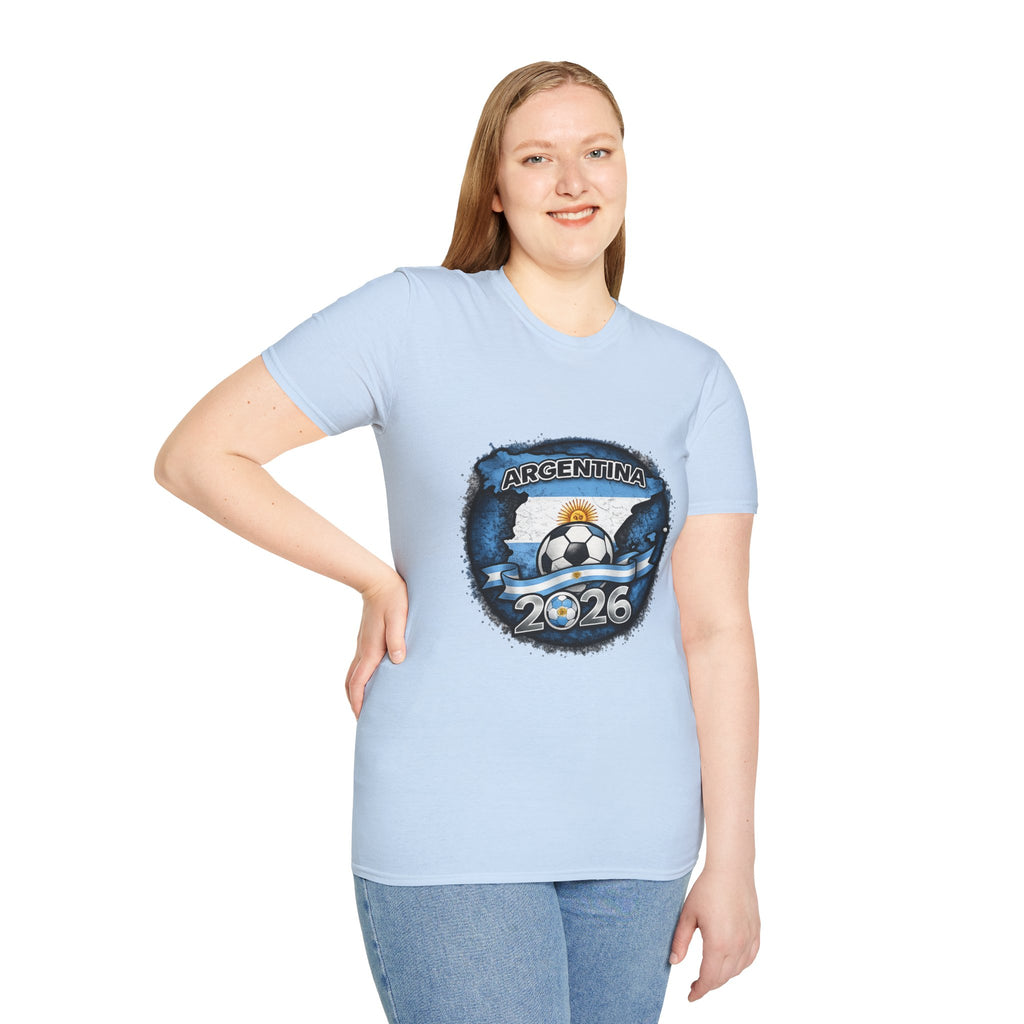 Argentina Soccer T‑Shirt 2026 — Fan Jersey