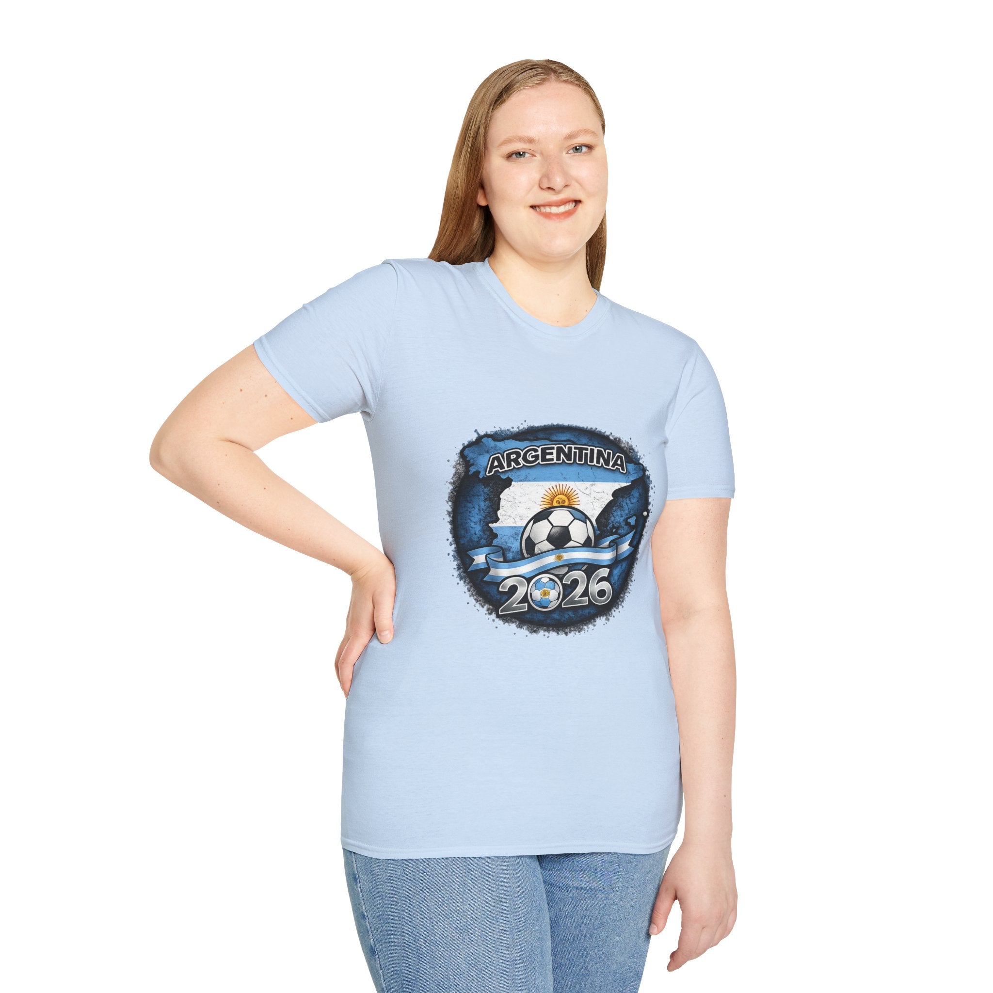 Argentina Soccer T‑Shirt 2026 — Fan Jersey