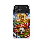 Soccer Magnetic Impact-Resistant Phone Case — FIFA Trophy Design