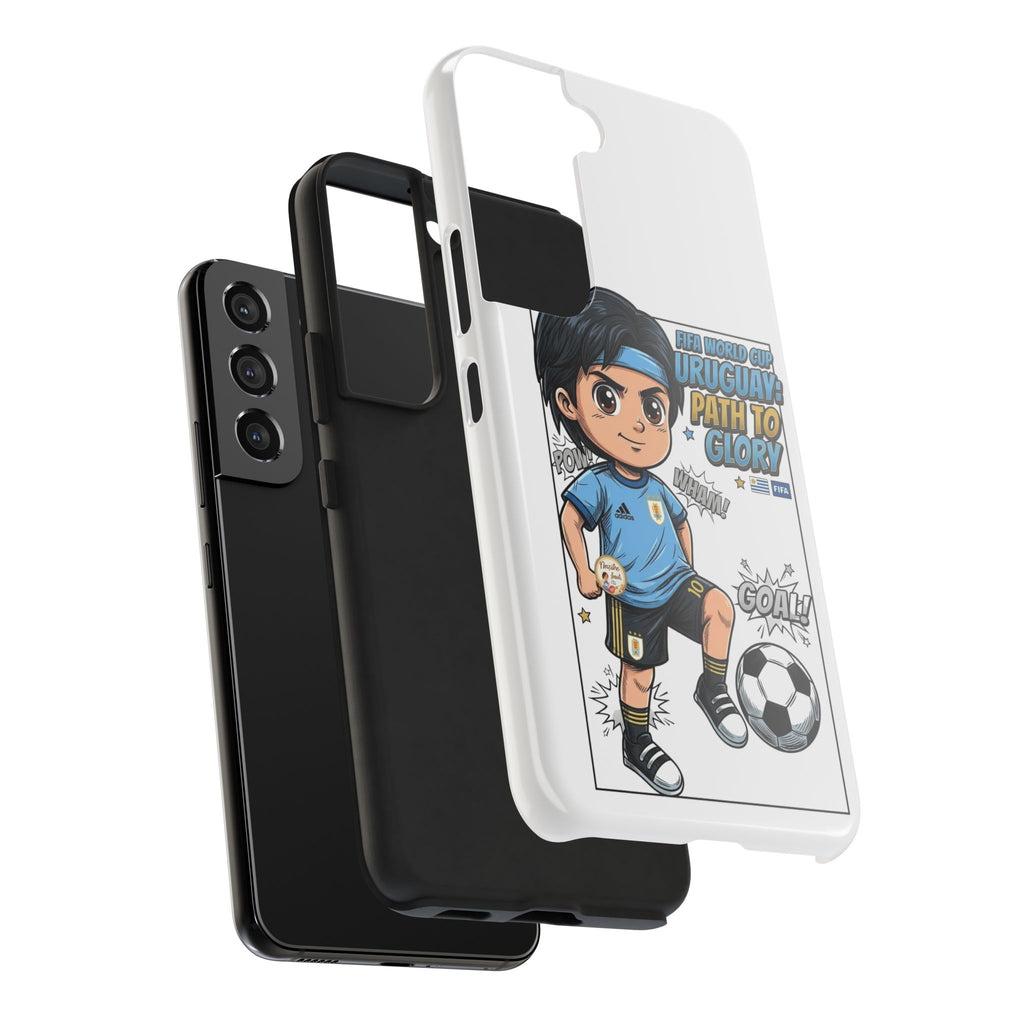 Uruguay Soccer Phone Case — Path to Glory "Goal!" Design