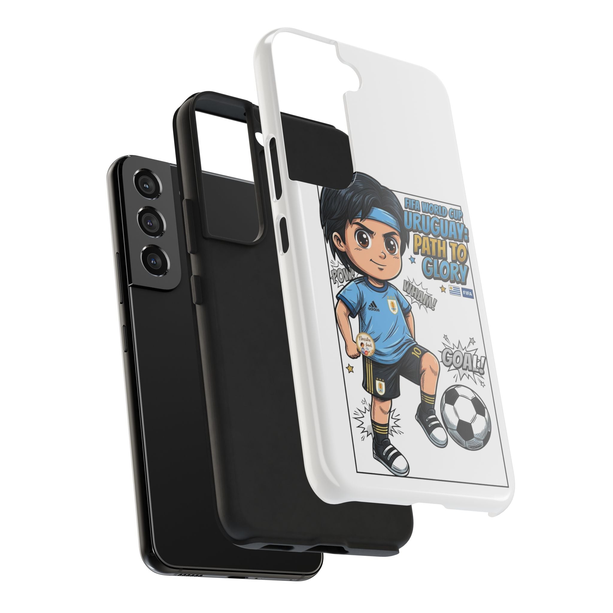 Uruguay Soccer Phone Case — Path to Glory "Goal!" Design