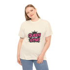 Queen of the Gym T-Shirt — Pink Crown Fitness Tee
