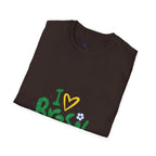 Brazil Soccer T-Shirt — I  Brazil Football Fan Tee