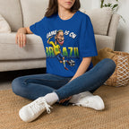 Brazilian Soccer comic style  figure T-Shirt — "Game Is On" Caricature Neymar Fan Tee
