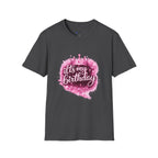 Birthday T-Shirt — “It's My Birthday” Pink Crown Celebration Tee