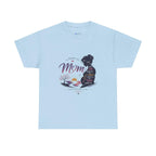 Mom Silhouette Sunset T-Shirt — "Super Mom" Graphic Tee for Mother's Day.