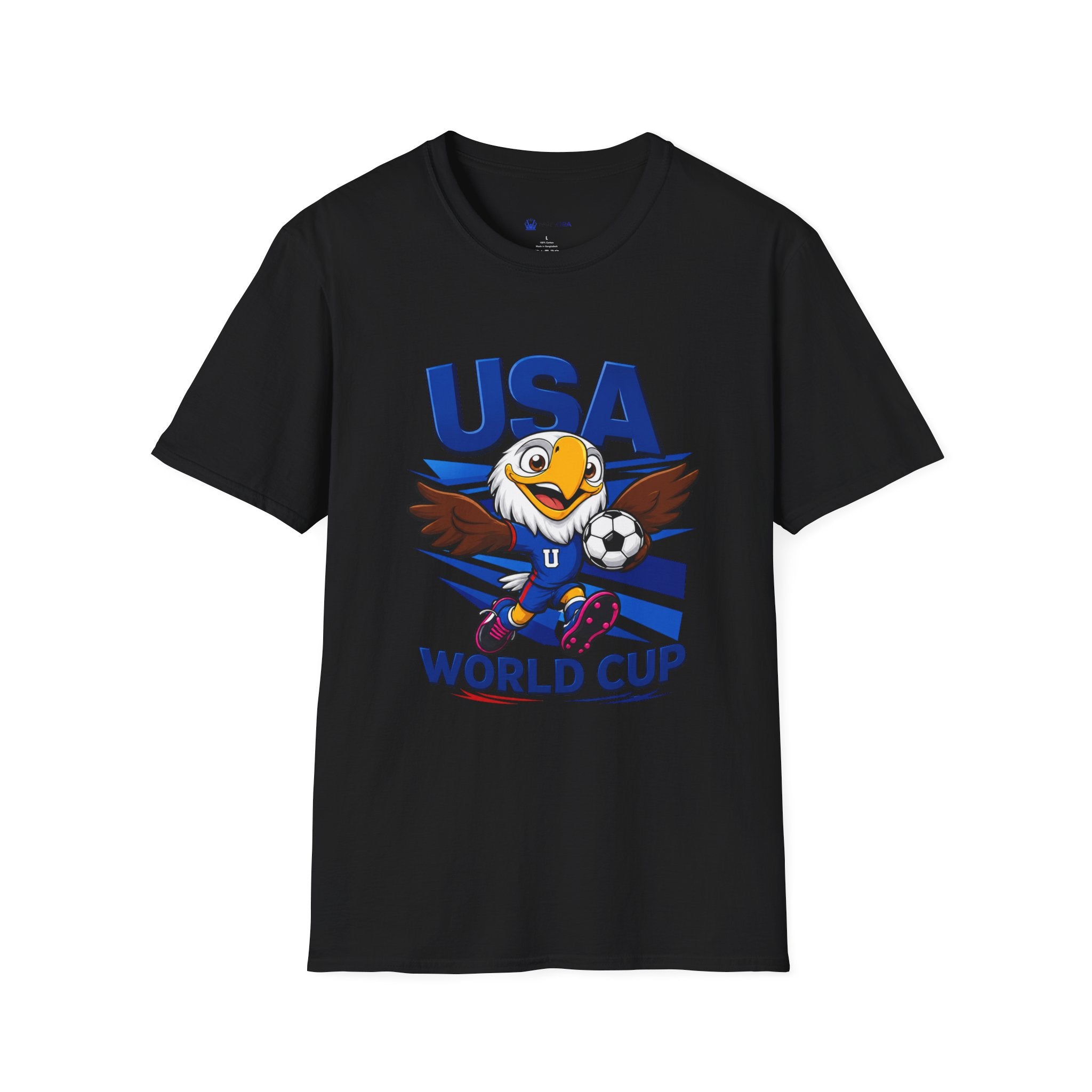 USA  Soccer T-Shirt — Eagle Mascot Graphic