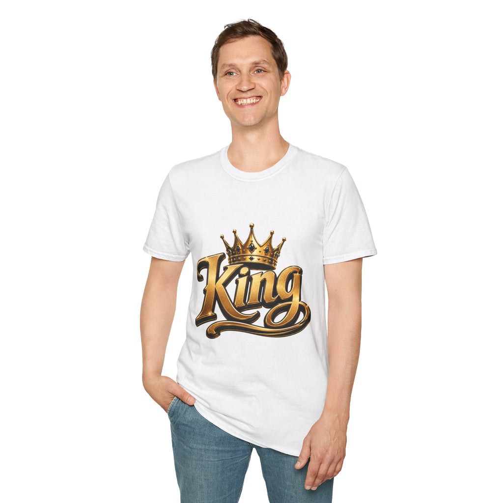 King Crown T-Shirt — Gold Regal Graphic Tee