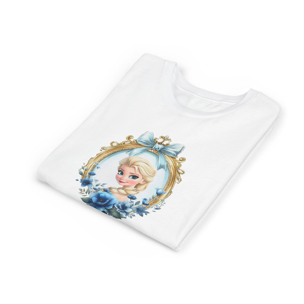 Youth Tee — "Happy Birthday" Princess Portrait Birthday Shirt