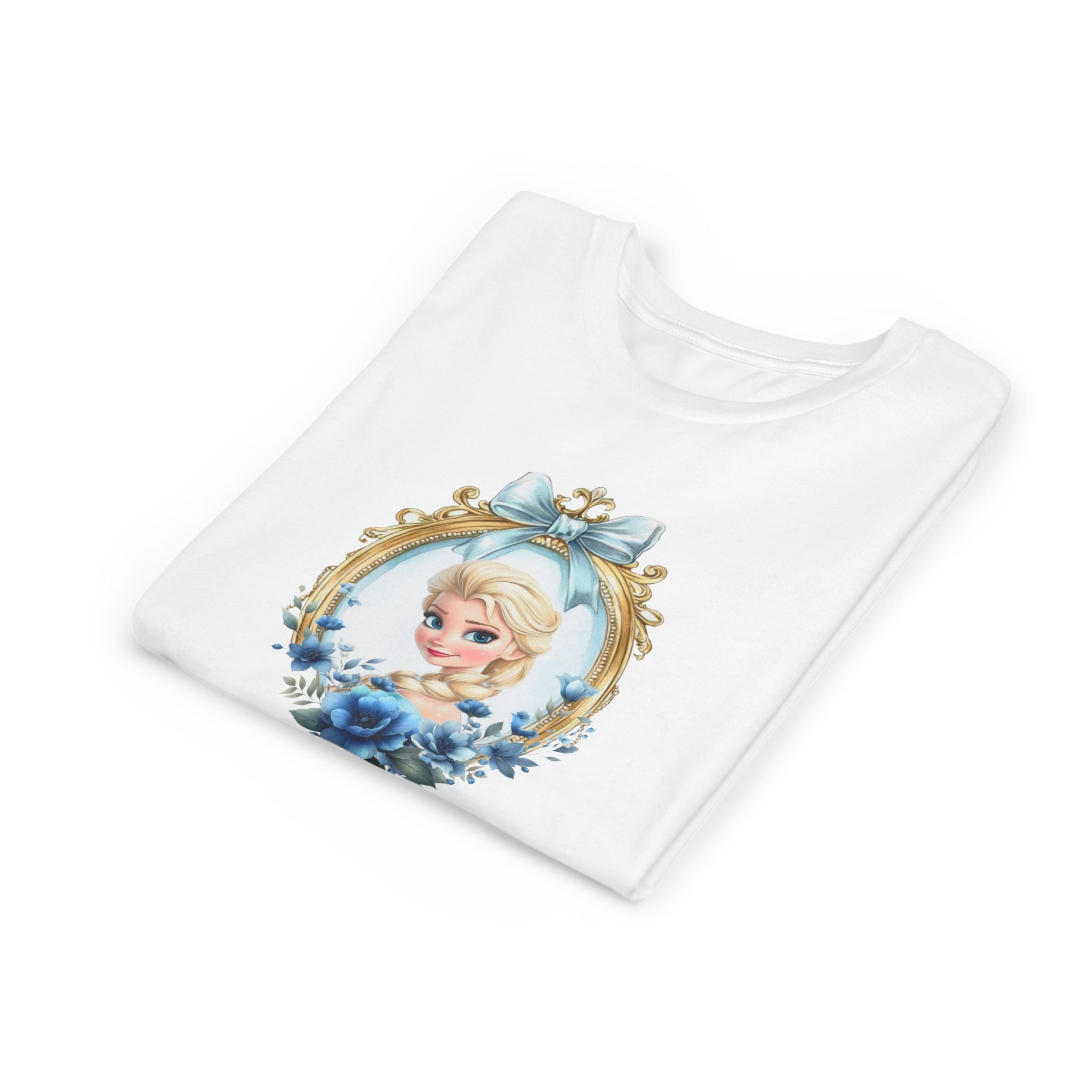 Youth Tee — "Happy Birthday" Princess Portrait Birthday Shirt