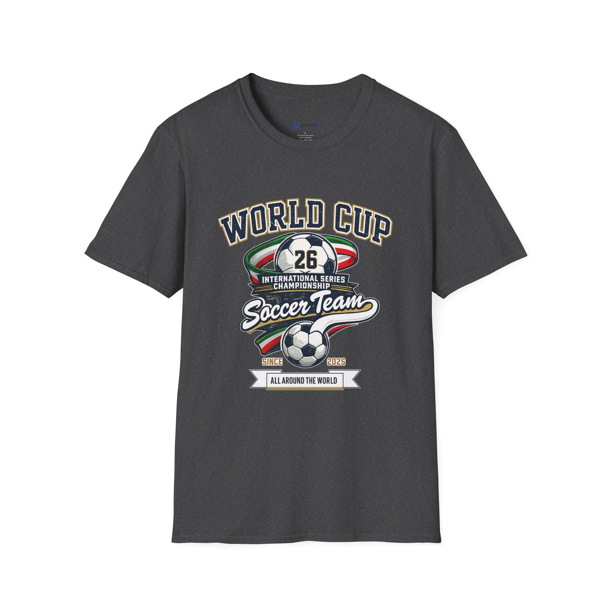 Soccer Team T‑Shirt – Vintage International Series Championship Design