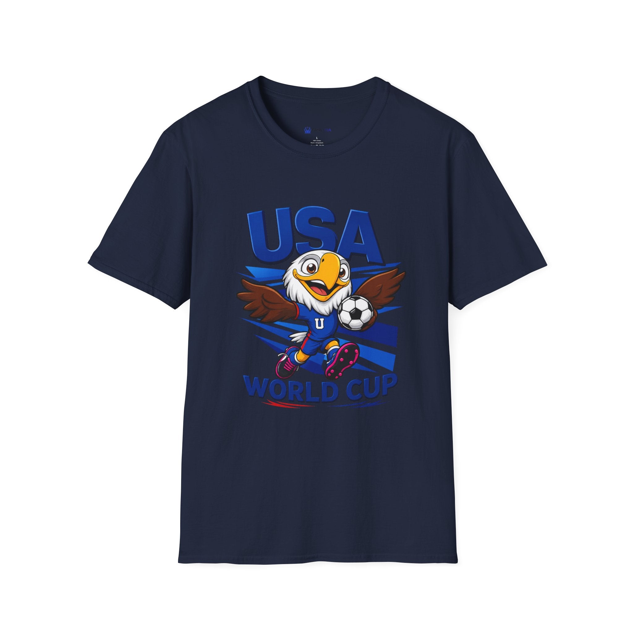 USA  Soccer T-Shirt — Eagle Mascot Graphic