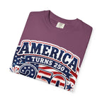 America Turns 250 T-Shirt – "Freedom Looks Good For Its Age" Patriotic 4th of July Tee