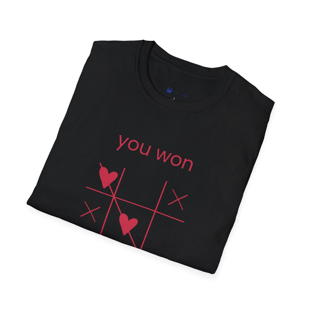 You Won My Heart tic tac toe t-shirt