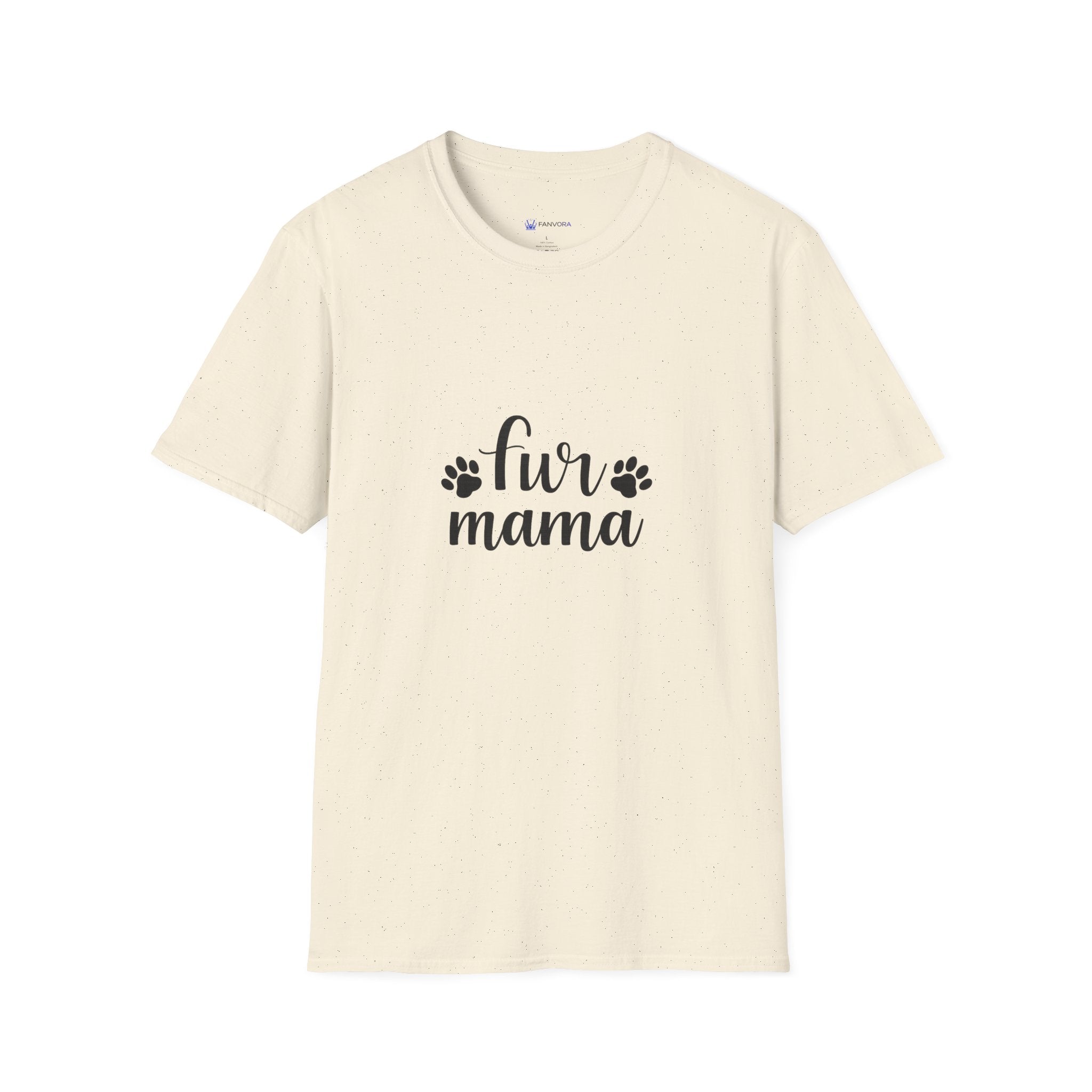 Fur Mama T-Shirt — Cute Paw Print Pet Mom Tee